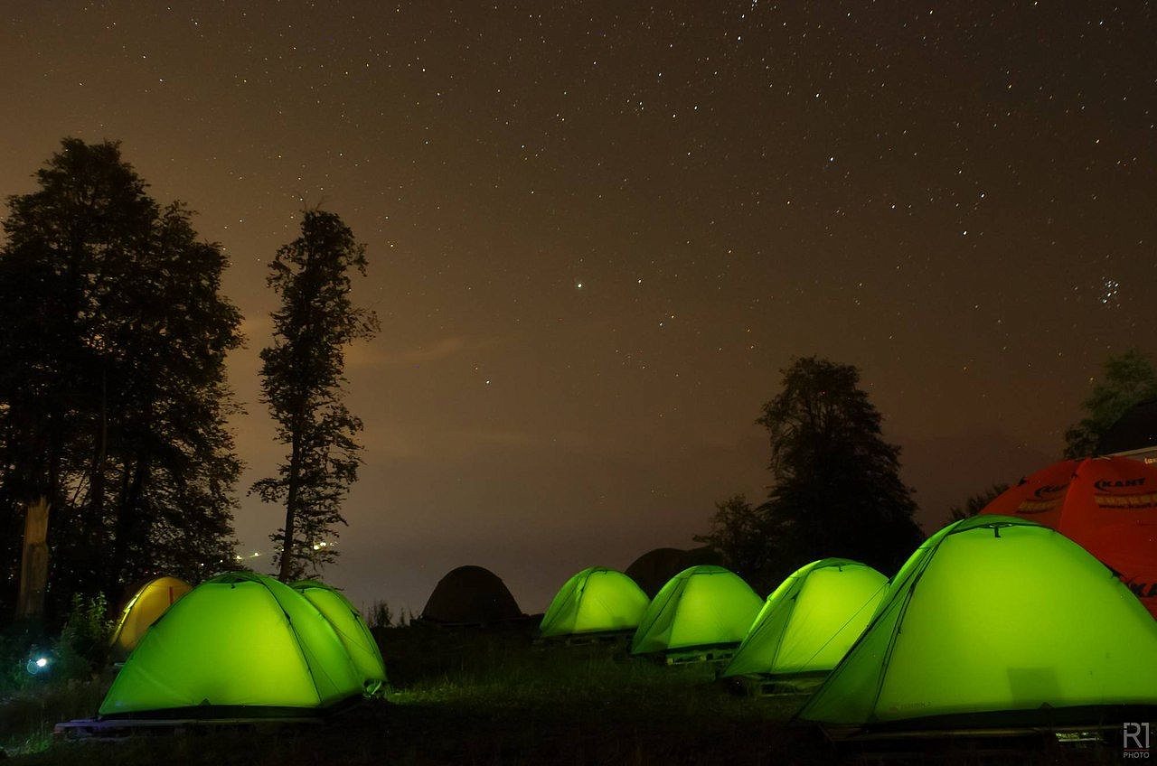 Палаточный лагерь открылся в горах Сочи